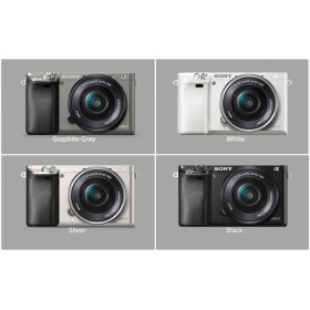 SONY Alpha α6000 E-mount Mirrorless Camera Body only ( White / Graphite Gray / Silver / Black )
